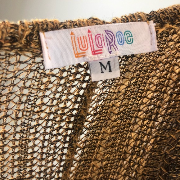 Lularoe Long Sleeve Duster Cardigan Brown M - Picture 7 of 9